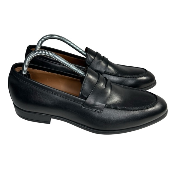 Bruno Magli Men\'s Black Leather Ricci Penny Loafer. Sz: 9 main image 7